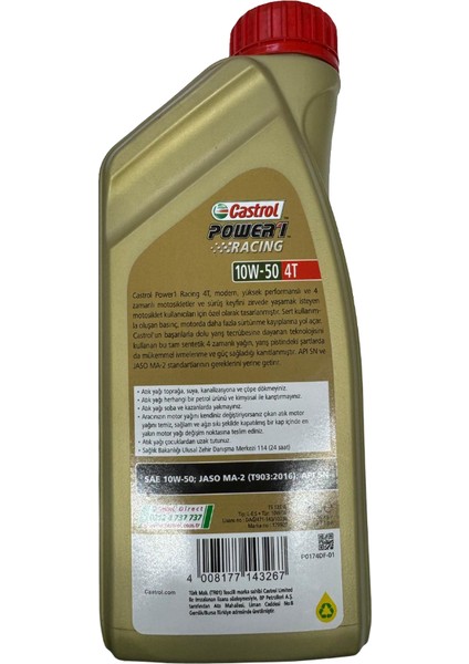 Castrol Power 1 15-50 fiyatları