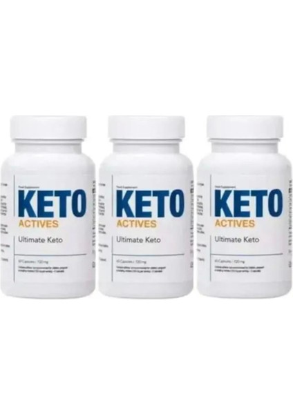 Keto Actives Destekleyici 60'lı x 3 Adet