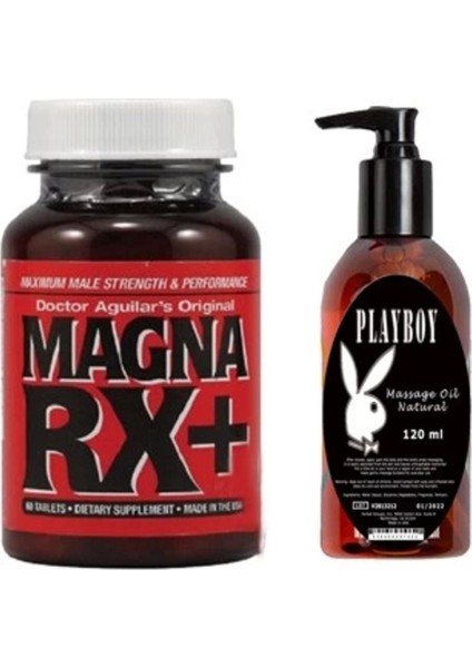 Süper Hintohu Magna Supplement Erkekler Için 60 Lı 60 Peak Power For Men Playboy Masaj Yağı