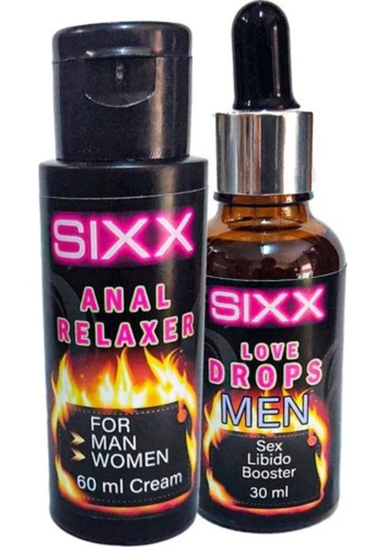 Süper Sixx Kadın ve Erkeklere Krem ve Erkeklere Özel Damla