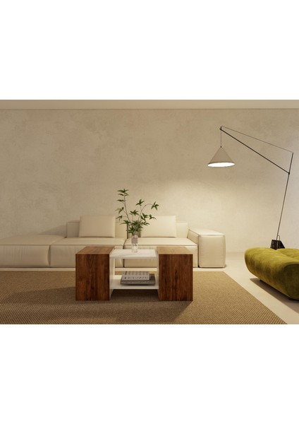 Lupo Orta Sehpa Amalfi Beyaz Renk