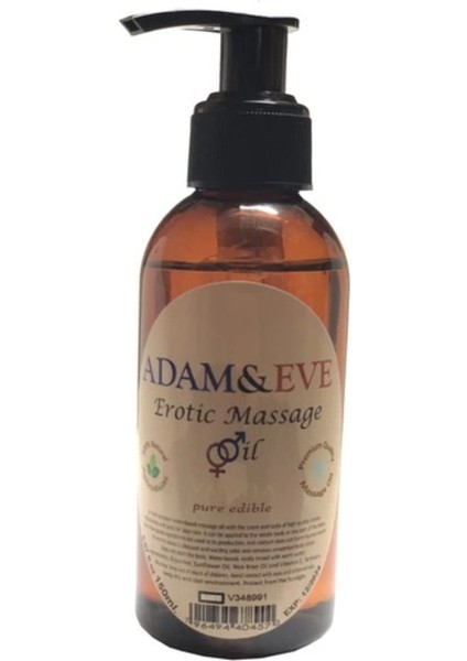 Süper Adam & Eve Aromaterapi Vanılla Massage Oil 1 Adet Vanilya Aromalı Vücut Masaj Yağı