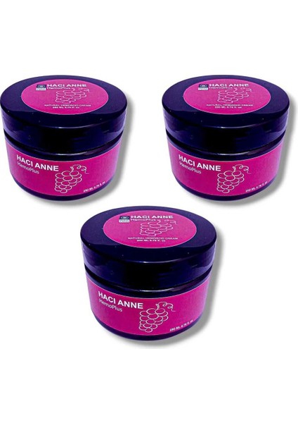 Süper Hacı Anne Hemoplus Natural Kremi 250 ml x 3 Adet