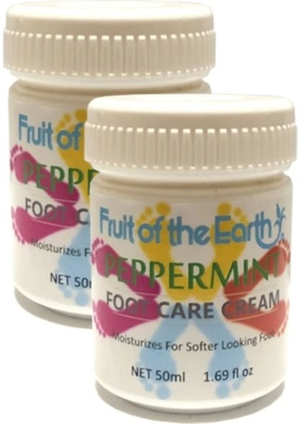 Foot Care Cream Cooling Peppermint 50 ml Ayak Bakım Kremi Nane Ferahlığı ve Kokusu 2 Adet