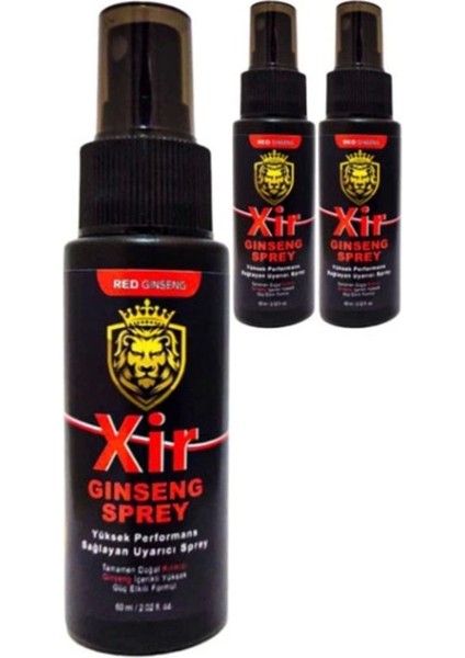 Süper Xir Ginseng Mucizevi Sertleştiricili 60 ml 3 Adet Erkeğe Özel Karışım 3xeffect Sprey