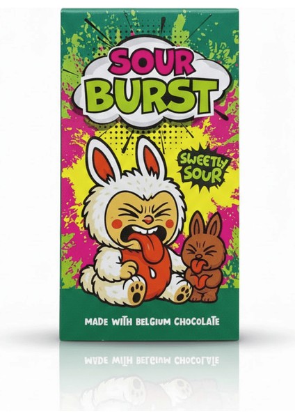 Sour Burst Sürpriz Dolgulu Figürlü Çikolata 40G