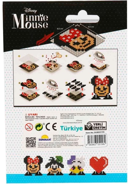 Bfs 4in1 Disney Minnie Mouse Pixel Pixel Boncuk Aktivite ve Oyuncak Seti indirimleri