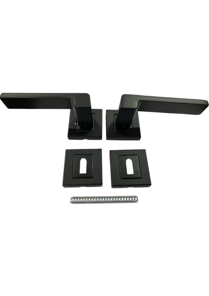 Sofuoğlu Rozet Anka Mat Siyah Oda Kapı Kolu