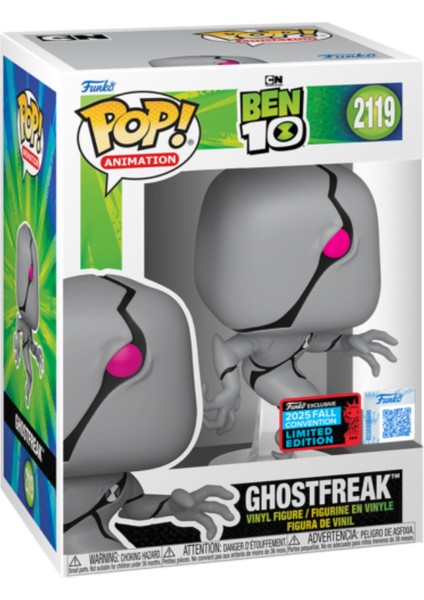 Ben 10 - Ghostfreak Funko Pop! Vinyl Figure #2119 (2025 Fall Convention Exclusive)