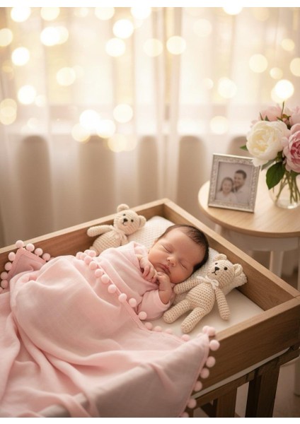 Bebek Battaniyesi %100 Pamuk Müslin fırsatları