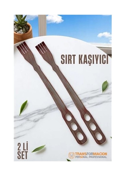 Bfs Sırt Kaşıma Aparatı - Plastik Sırt Kaşıyıcı 2 Li Set