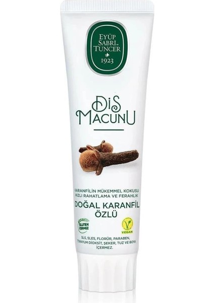 Bfs Eyüp Sabri Tuncer Doğal Diş Macunu 90 gr Karanfil fiyatları