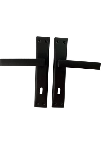 Adil Riva Mat Siyah Oda Kapı Kolu