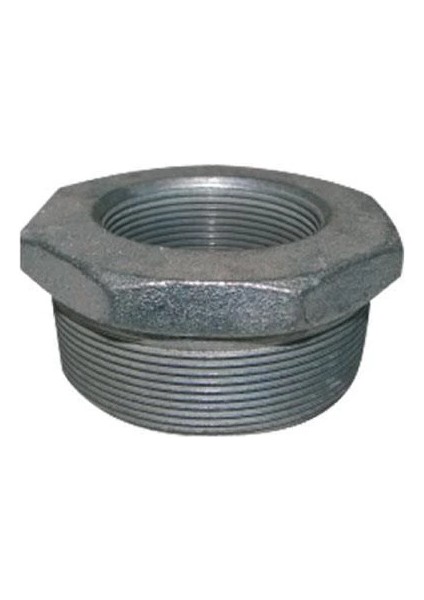 Galvanizli Nipel Redüksiyon 1x1/2