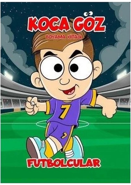 Bfs Koca Göz Futbolcular Boyama Kitabı