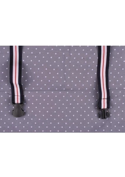 Kullanışlı Bebek Emzirme Önlüğü Gri Puantiyeli modelleri