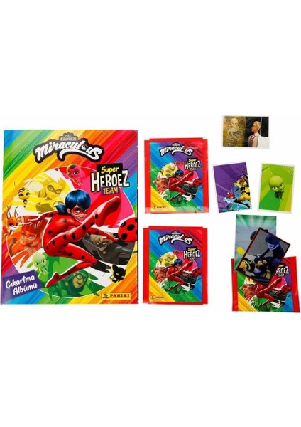 Bfs Lady Bug ve Super Cat Çıkartma Albümü