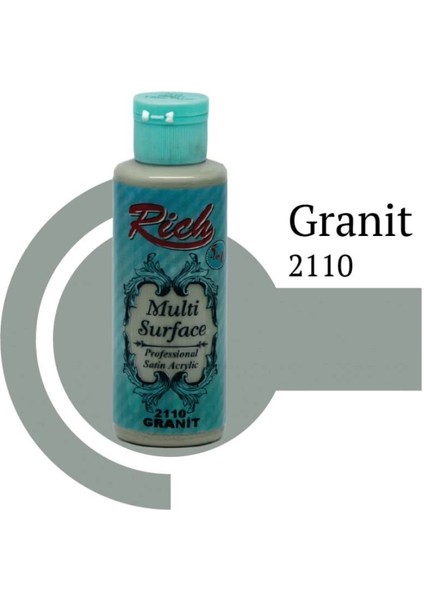 Rich Multi Surface 2110 Granit Akrilik Boya 120 cc