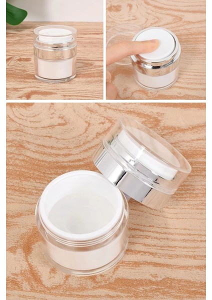 Hava Pompalı Doldurulabilir Vakumlu Krem,fondoten Sıvı Kozmetik Ürün Şişesi