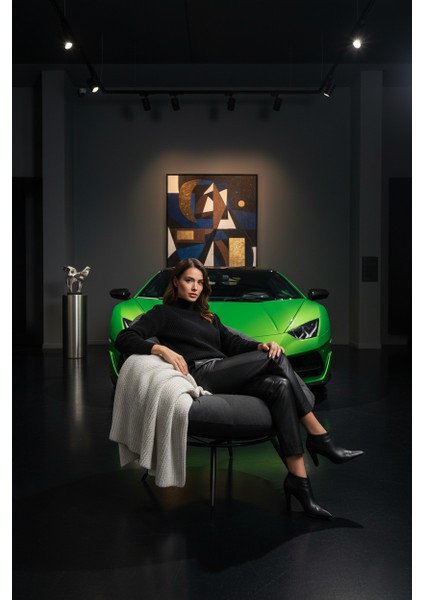 Los Angeles Modern Berjer | Tay Tüyü Kumaşlı Ergonomik Tekli Koltuk | Kitap Okuma & Rahat Dinlenme Koltuğu - Füme