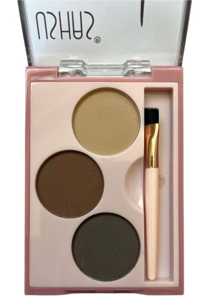 3 Renk Fırçalı Kaş Farı