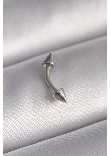 Bfs 316L Çelik Gümüş Renk Çivi Model Piercing