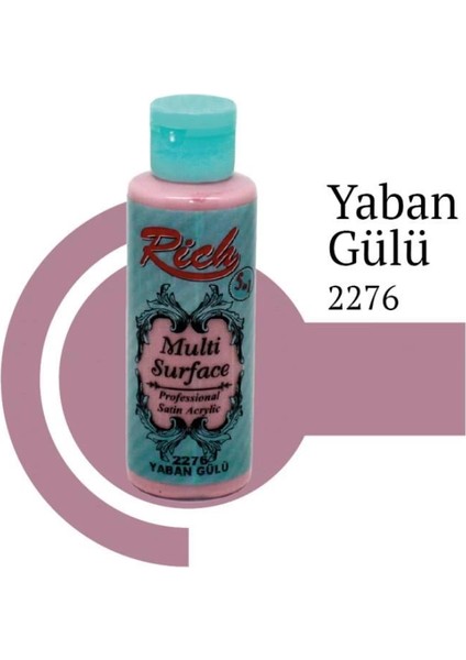 Rich Multi Surface 2276 Yaban Gülü Akrilik Boya 120 cc