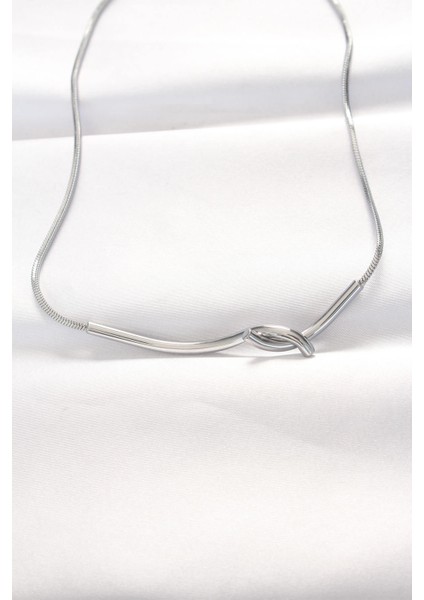 Bfs 316L Çelik Silver Renk Kolye