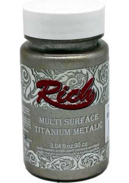 Rich Multi Surface Titanium 2506 Barok Bej Metalik 90 cc