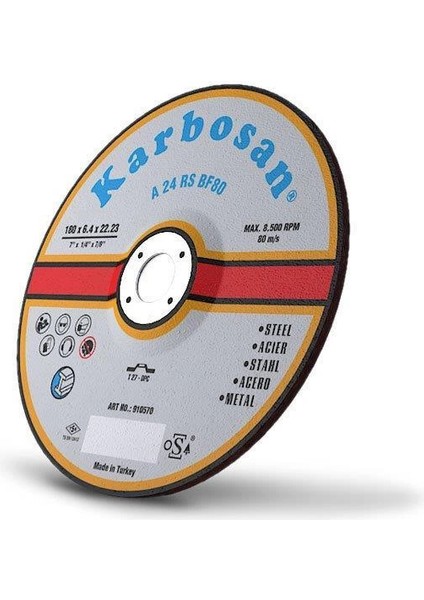 Karbosan Metal Taşlama Diski 230X8,0X22,23