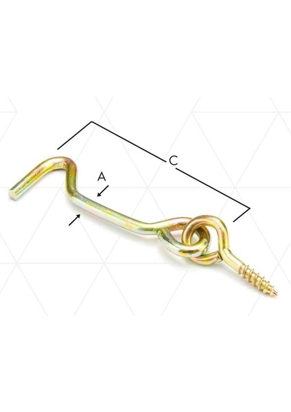 Çengelli Askı 60 No ( 5 Adet )