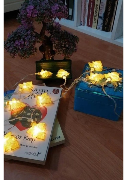 Metal Örgülü Çam Ağacı Şeklinde Günışığı Şerit LED Işık Zinciri