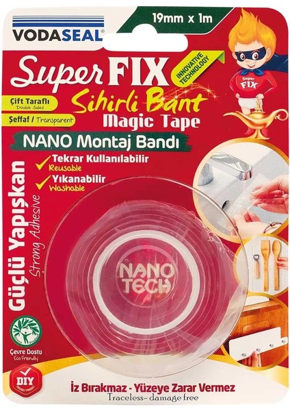 Bfs Vodaseal Süper Fix Sihirli Bant 19 mm 1 Metre