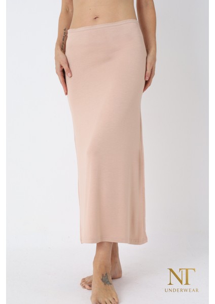 Bambu Uzun Etek Astarı, Maxi Jupon – Doğal Kumaş, Modern Kalıp. indirimleri