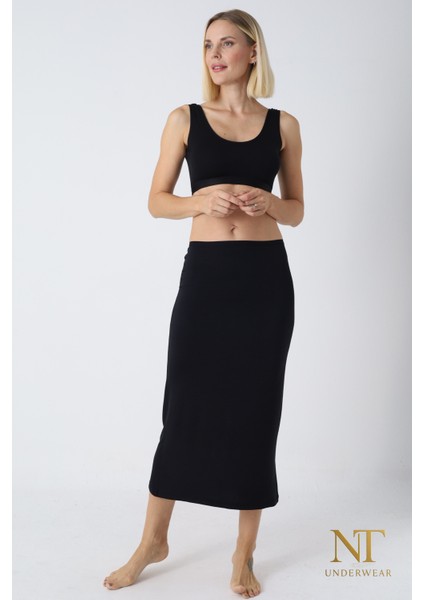 Bambu Uzun Etek Astarı, Maxi Jupon – Doğal Kumaş, Modern Kalıp. fiyatları