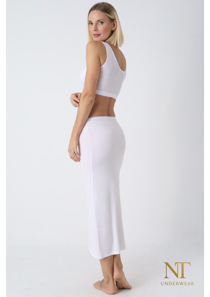 Bambu Uzun Etek Astarı, Maxi Jupon – Doğal Kumaş, Modern Kalıp. modelleri