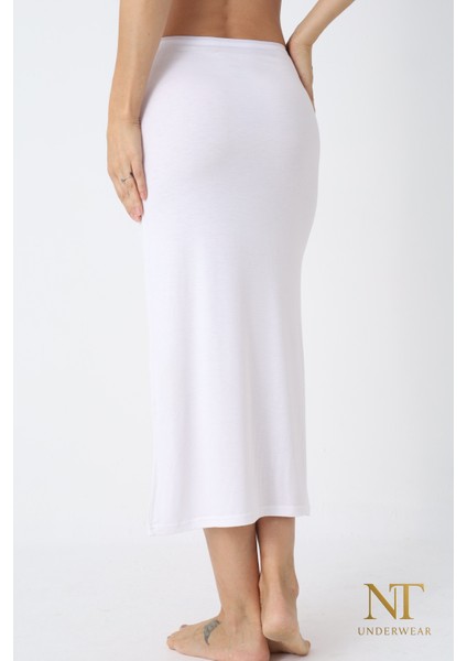 Bambu Uzun Etek Astarı, Maxi Jupon – Doğal Kumaş, Modern Kalıp.