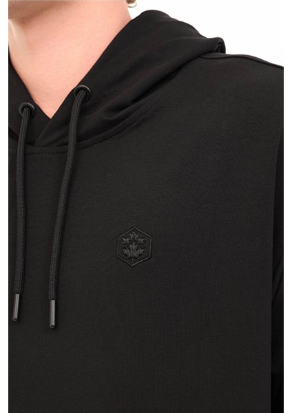 5W MB SN73 Hoodıe 5pr Lumberjack Erkek Sweat Antrasit Erkek Sweatshirt A102033413 modelleri