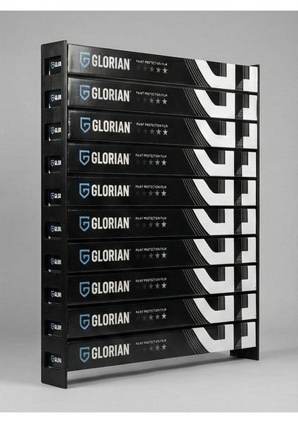 Duvara Monte 10 Sıra Ppf ve Cam Filmi Kutusu Rafı , Stand fiyatları