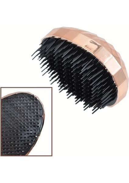 Rose Gold Saç Düzleştirici Tarak Geniş Aralıklıher Saç Tipine Uygun Fırçalı Saç Düzleştiric indirimleri