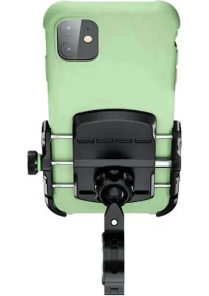 Bfs Motosiklet Gidon ve Ayna Bağlantılı Motor ve Bisiklet Uyumlu Telefon Tutucu 12-24W Hızlı Şarj indirimleri