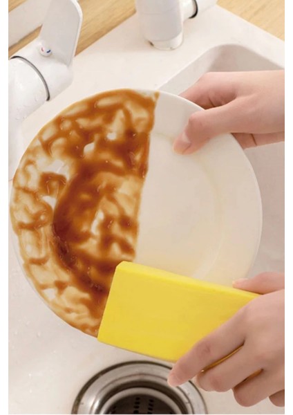 Nemli Silgi Süngeri Banyo,mutfak ve Araba Için Temizlik Süngeri