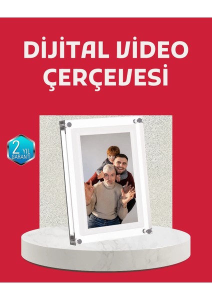 Bfs Kompakt Tasarımlı 7 Inç Dijital Fotoğraf Çerçevesi – Modern ve Şık Görünüm