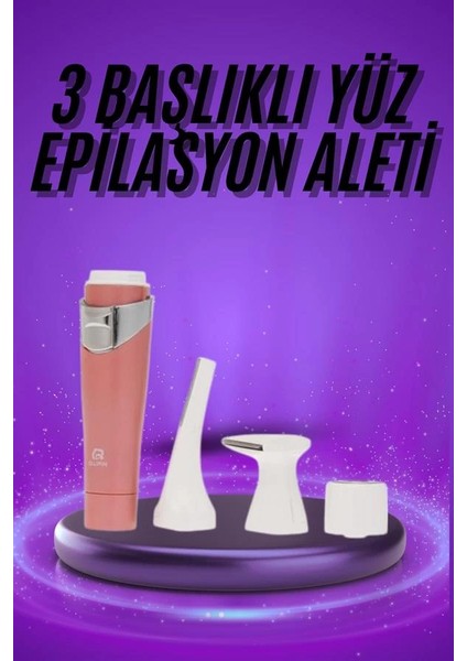 Bfs Tüm Cilt Tipleri Için 3 Başlıklı Yüz Çene Kıl Tüy Alma Tüm Cilt Tiplerine Uygun fiyatları