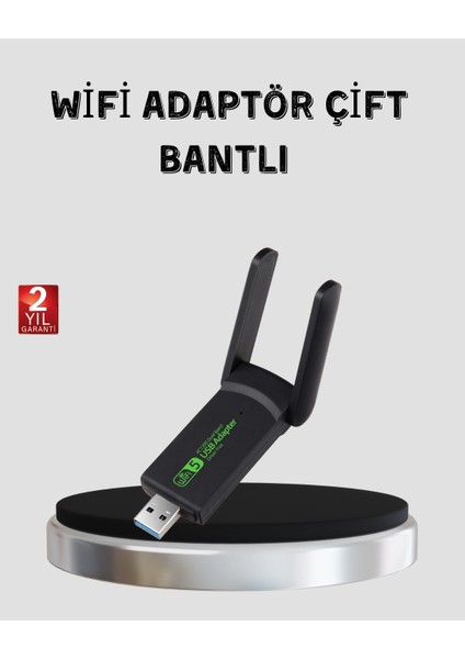 Bfs 1200 Mbps Dual Band Wifi Adaptör – 5.8g & 2.4g Çift Antenli