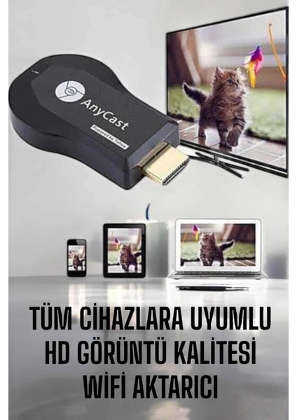 Bfs M9 Plus Kablosuz Görüntü+Ses Aktarıcı HDMI Tv fiyatları