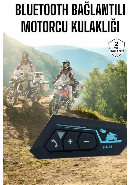 Bfs Interkom Intercom Kask Kulaklık BT22 Bluetooth Motosiklet Kulaklık 5.0 Bluetooth fiyatları