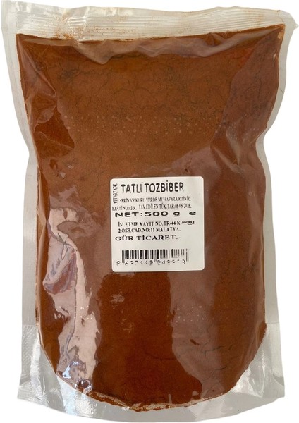 Tatlı Toz Biber 500 gr fiyatları
