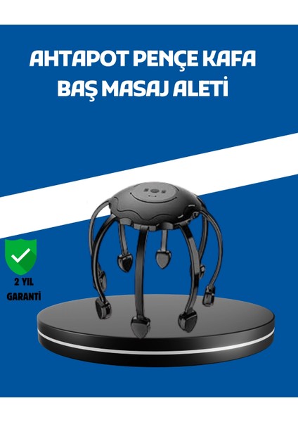 Bfs Elektrikli Saç Derisi Masaj Aleti Çok Noktalı 8 Kollu Titreşimli Masaj