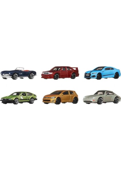 Bfs 1:64 Silver Serisi Euro Style 6’lı Araba Seti JBY79